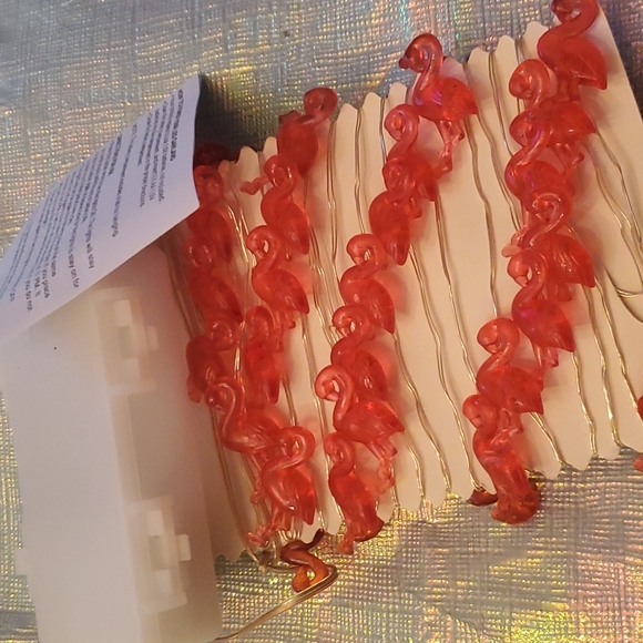 Nib lot flamingo shimmer string lights 3pks - Picture 4 of 4